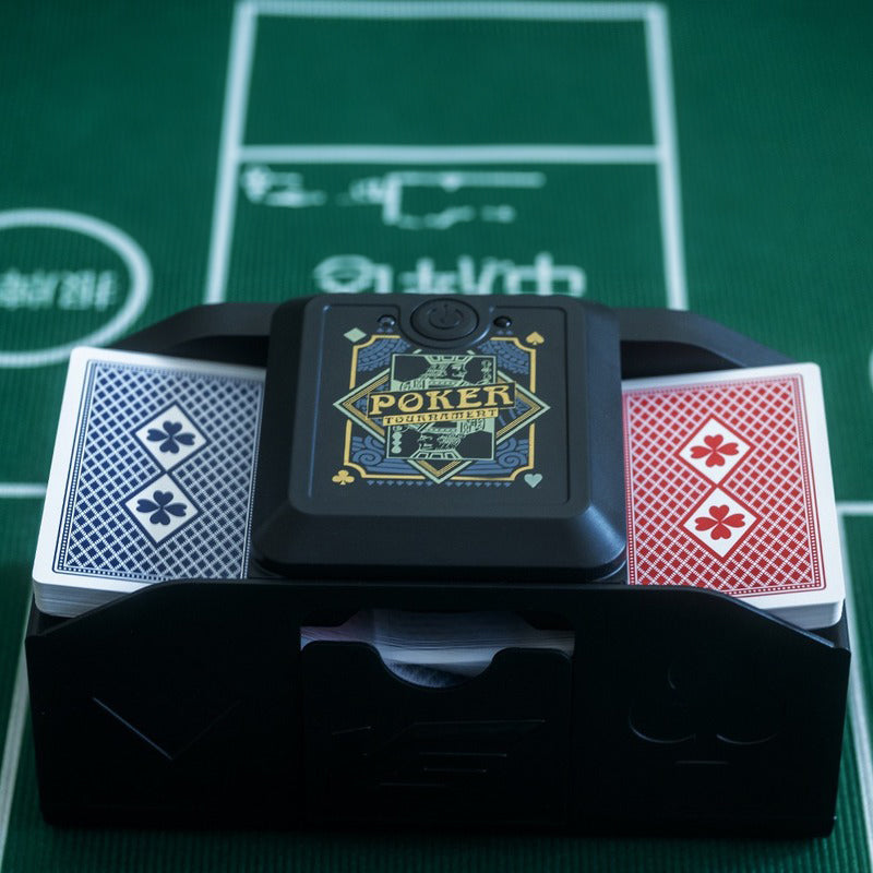 Silent ABS Card Shuffler for Poker and Board Games