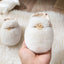 Newborn Plush Footwear Winter Thickened And Padded Infant Soft Bottom Step Front Shoes Warm Fur Baby Toddler Shoes - Korvel