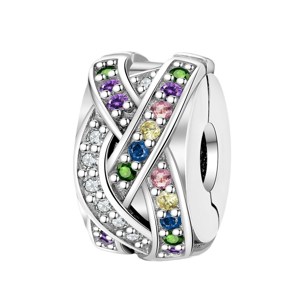 DIY Bead Accessories Safety Colored Stone Butterfly Star Buckle Fixing Clip - Korvel