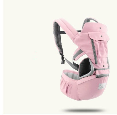 AIEBAO Ergonomic Baby Carrier Infant Kid Baby Hipseat Sling Front Facing Kangaroo Baby Wrap Carrier for Baby Travel 0-18 Months - Korvel