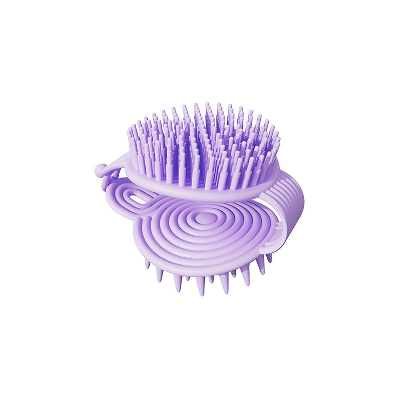 Soft adhesive double-sided hair brush massager for adults and children hair brush for gods bathroom shower brush head massage - Korvel