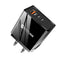 USB+2PD Type-C mobile phone charger LED with light travel charging head - Korvel
