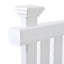 Privacy Screen Panels Kit Air Conditioner Trash Can Enclosure Vinyl white color - Korvel
