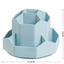Large capacity rotatable pen holder plastic storage box rotating desktop stationery multifunctional office - Korvel