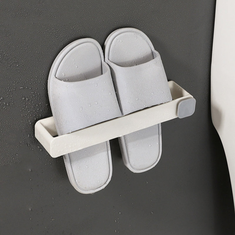 Punch-Free Shoe Rack Bathroom Slippers Rack a Lot Of Toilet Storage Wall Hanging Rack - Korvel