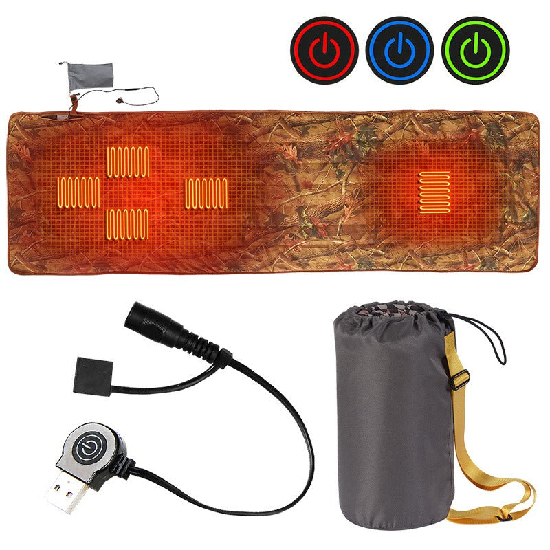 Winter New Smart Charging Portable Heating Sleeping Pad Outdoor Camping Sleeping Bag Pad Individual Camping Thermal Pad - Korvel