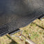 14 FT TRAMPOLINE OUTSIDE SAFETY NET WITH BASKETBALL HOOP - Korvel