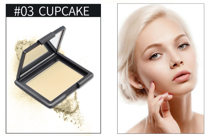Polvo de Maquillaje Impermeable de Larga Duración QIBEST
