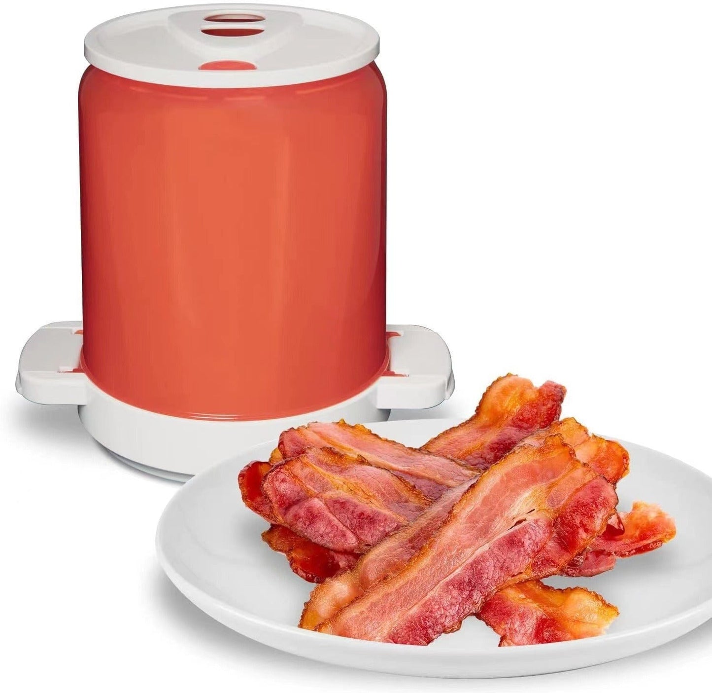 Microwave grill, bacon grill, meat plate, oven, meat box, food grade PP - Korvel