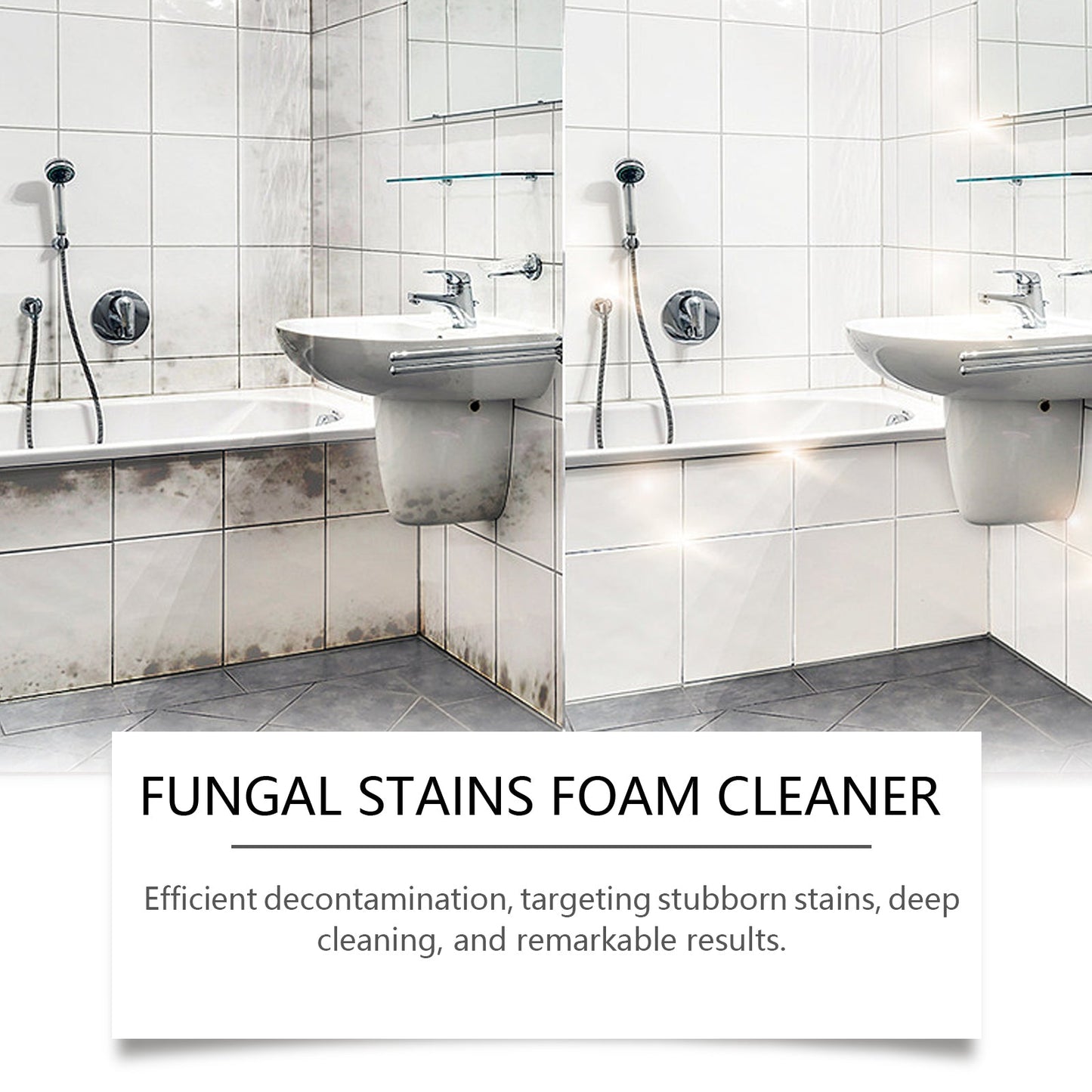 Stain Removal Foam Cleaner, Multi-Purpose Home Cleaner For Moldy Wall Tile - Korvel