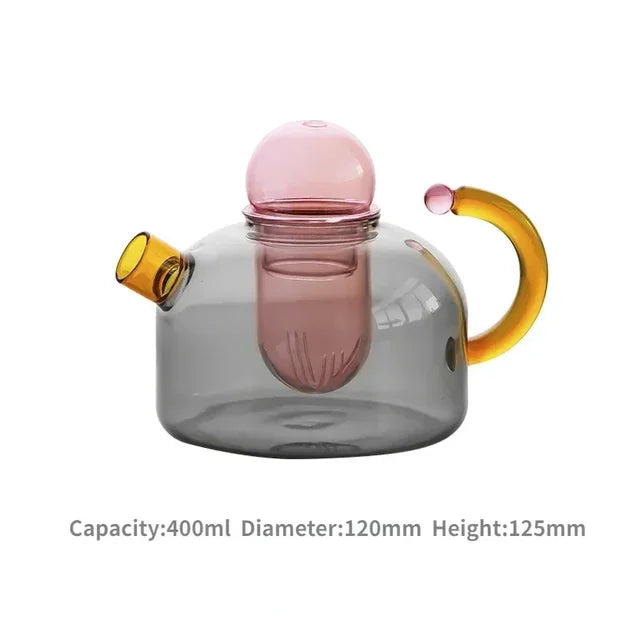 Premium Heat Resistant Glass Teapot for Tea Lovers