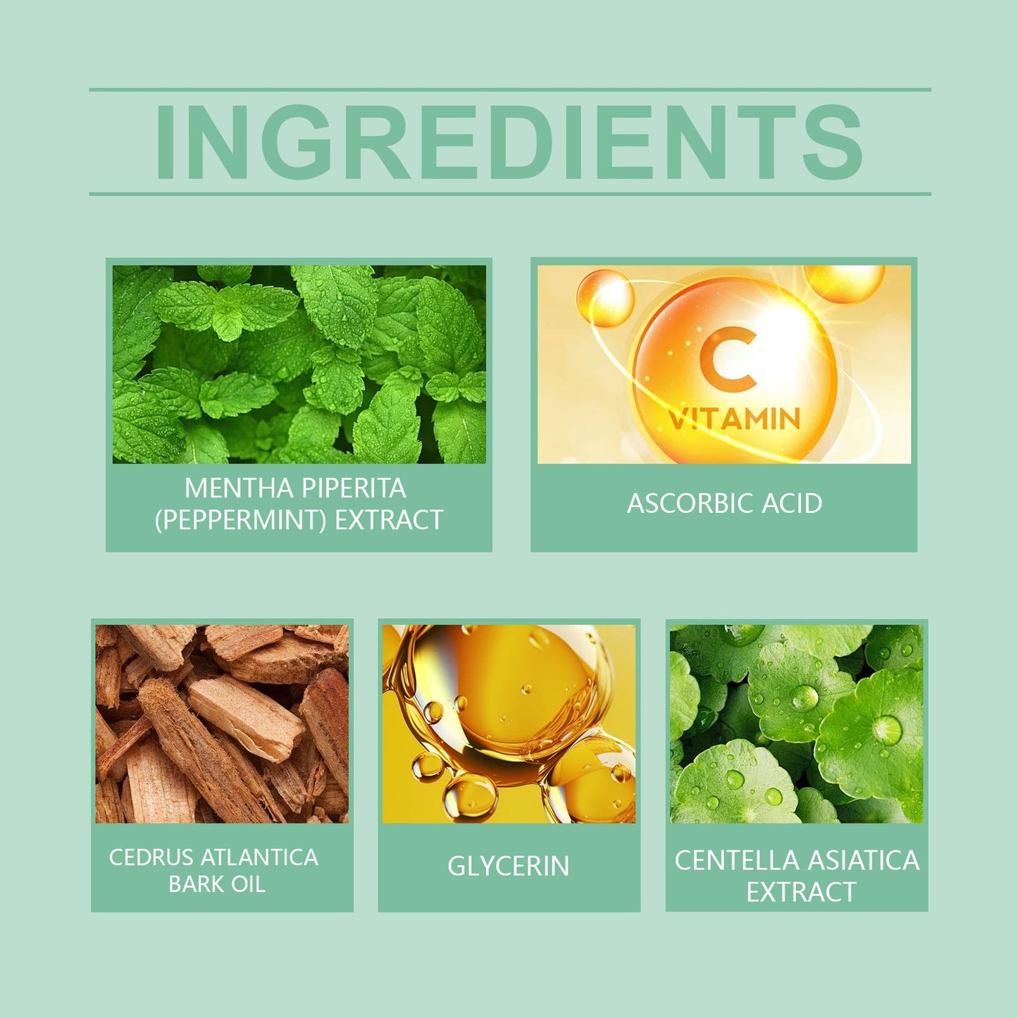 Huile essentielle de menthe pour les soins de la peau et le parfum