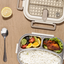 Premium Large Capacity 304 Stainless Steel Three-Compartment Lunch Box