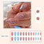 Mid-Length Almond Nail Art Patches for Stylish Looks