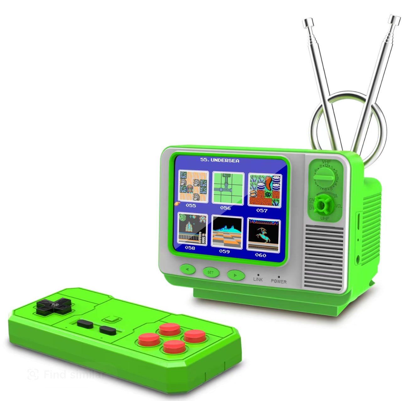 RetroPlay 308 TV Console - Mini Game Console with 308 Games