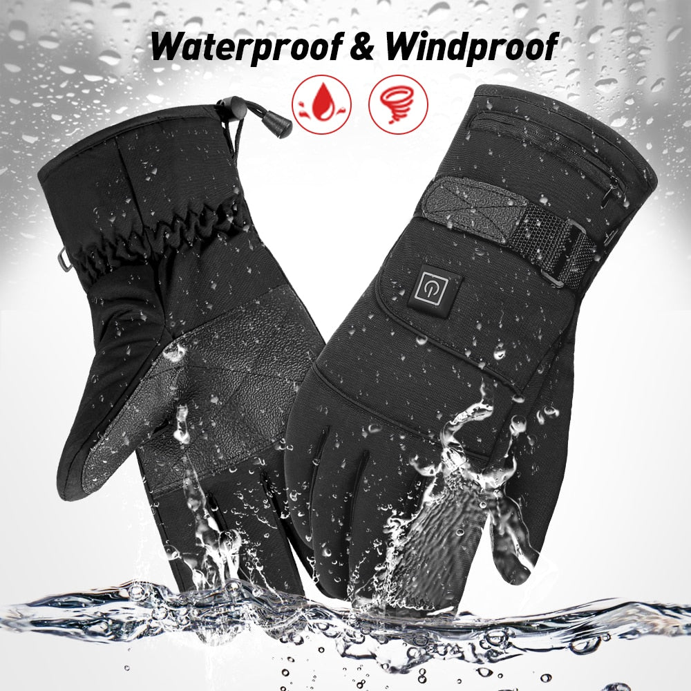 Guantes de motocicleta calefaccionados e impermeables HEROBIKER