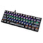 Mechanical 61 keyboard wired blue axis office keyboard gaming gaming illuminated RGB mechanical keyboard - Korvel