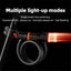 1.2M/1.8M Bike Lock Anti-theft 5 Digit Combination Password Security Lock With LED Light MTB Road Bike Steel Cable Bicycle Lock - Korvel
