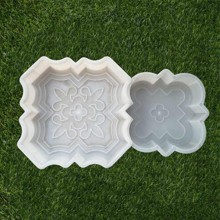 Premium Plastic Cement Floor Tile Mold for Garden Pathways