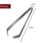 Stainless steel tweezers hair removal clip kitchen multifunctional hair removal tool for chicken and duck hair removal clip - Korvel