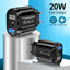 PD20W Mobile Fast Charging Charger 5V4A US, European, and British Standard Speed Matching Device PD+QC3.0 Travel Charging Head - Korvel