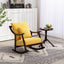 Mid Century Modern Upholstered Glider Arm Chair