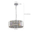 Chandelier en cristal moderne de luxe pour la décoration intérieure