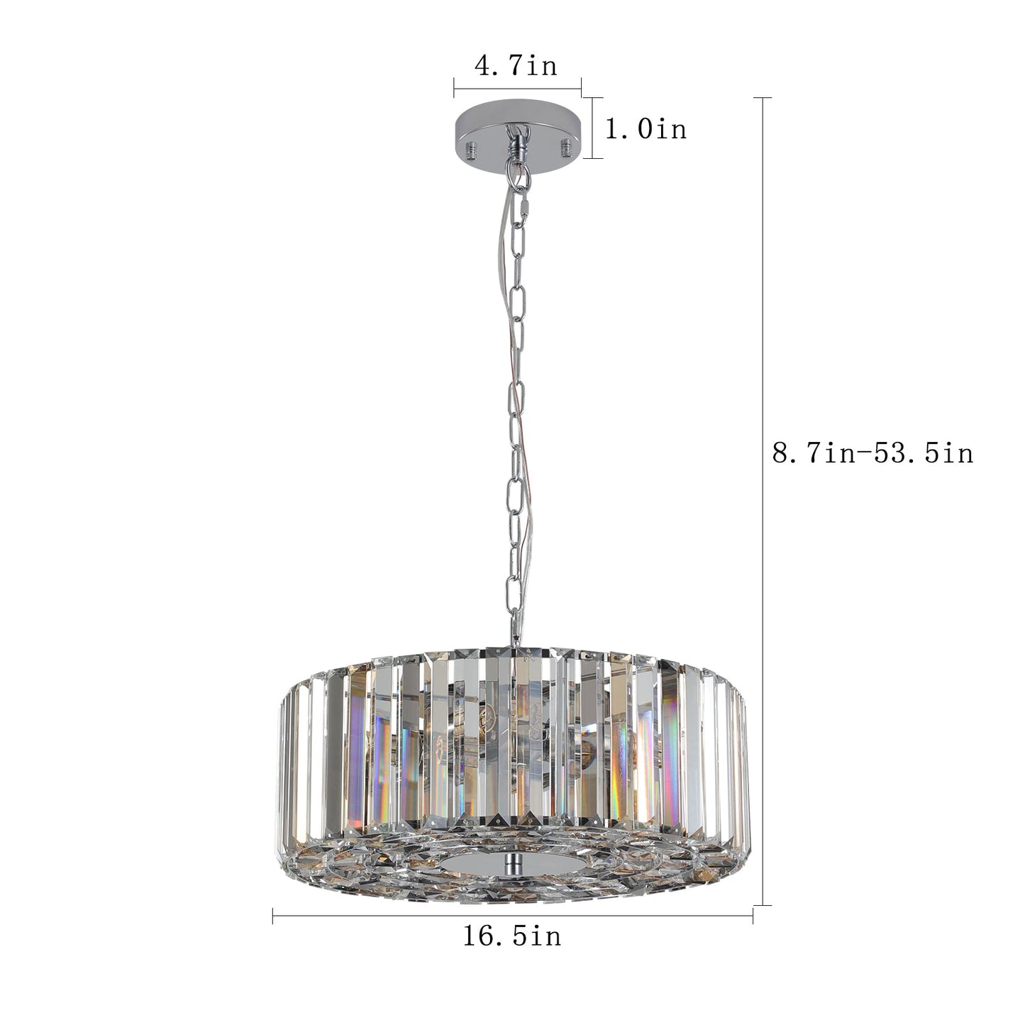 Chandelier en cristal moderne de luxe pour la décoration intérieure