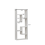 Bookshelf, Freestanding Wood Open Bookcase with 5 Cubes, with 2 keyhole hangers, Home Office Décor Rectangular Storage - Korvel