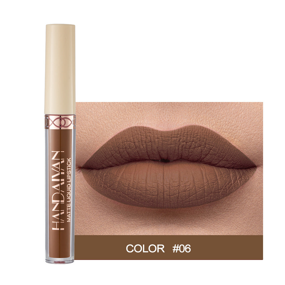HANDAIYAN Popular Matte Matte Velvet 12 Colors Lip Gloss Liquid Lipstick Lip Glaze - Korvel