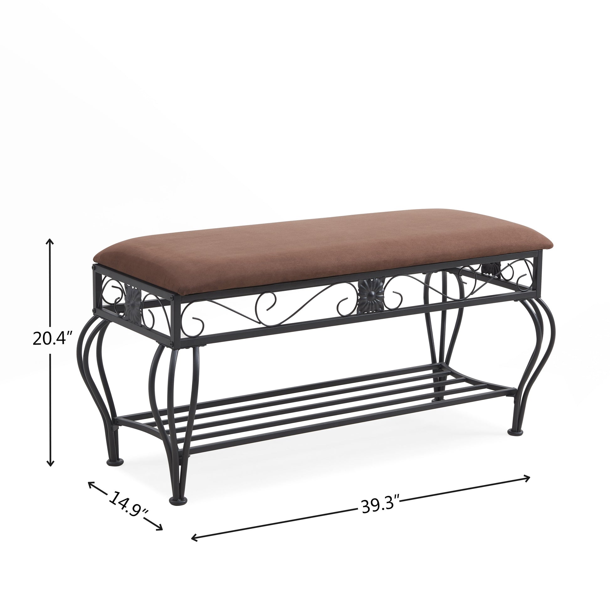 Shoe rack workbench for entrance, industrial workbench, rustic shoe rack for small spaces, padded entrance workbench - Korvel
