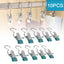 10pcs Premium Stainless Steel Clothespins for Laundry and Organization
