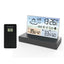 Premium Transparent Glass Weather Clock with Color Screen