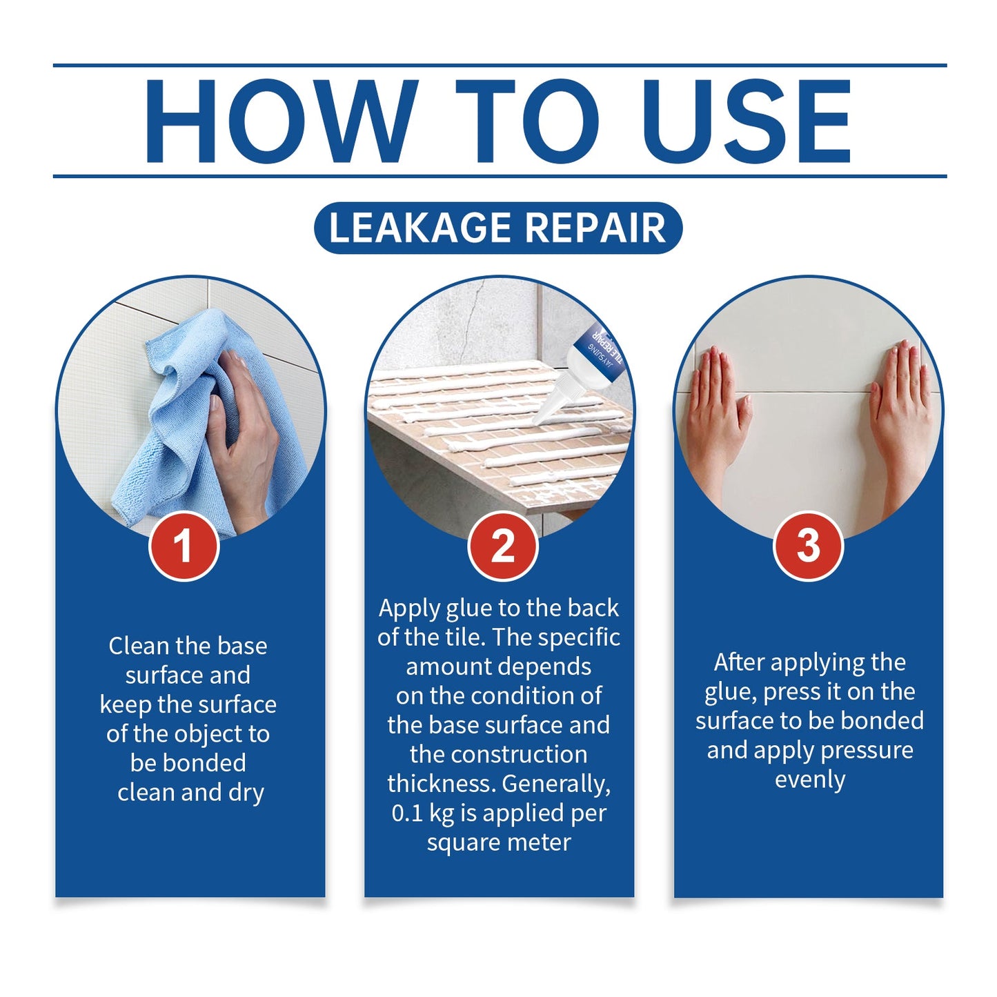 Premium Tile Repair Glue for Waterproof Sealing