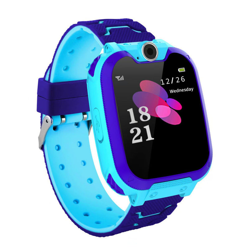 Children's Smart Phone Watch Waterproof Q12 English Multi Language GPS Positioning - Korvel