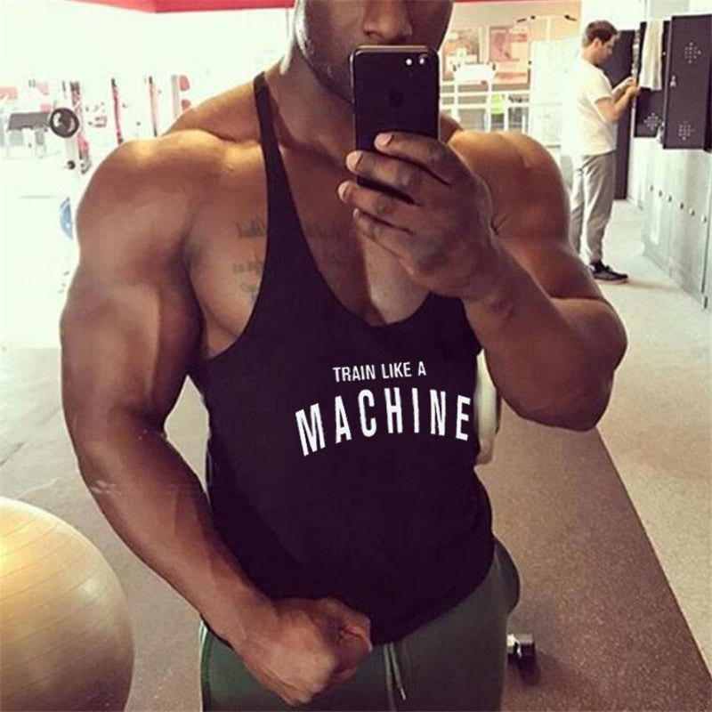 Premium Cotton Fitness Vest with Fine Straps