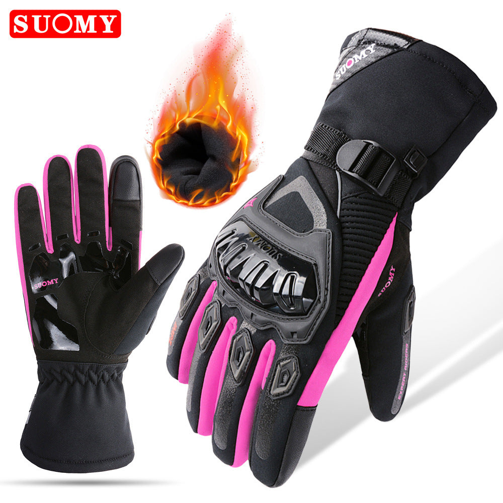 Gants de moto d'hiver imperméables premium
