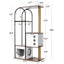 Modern Multi-Level Cat Tree with Scratching Posts and Caves