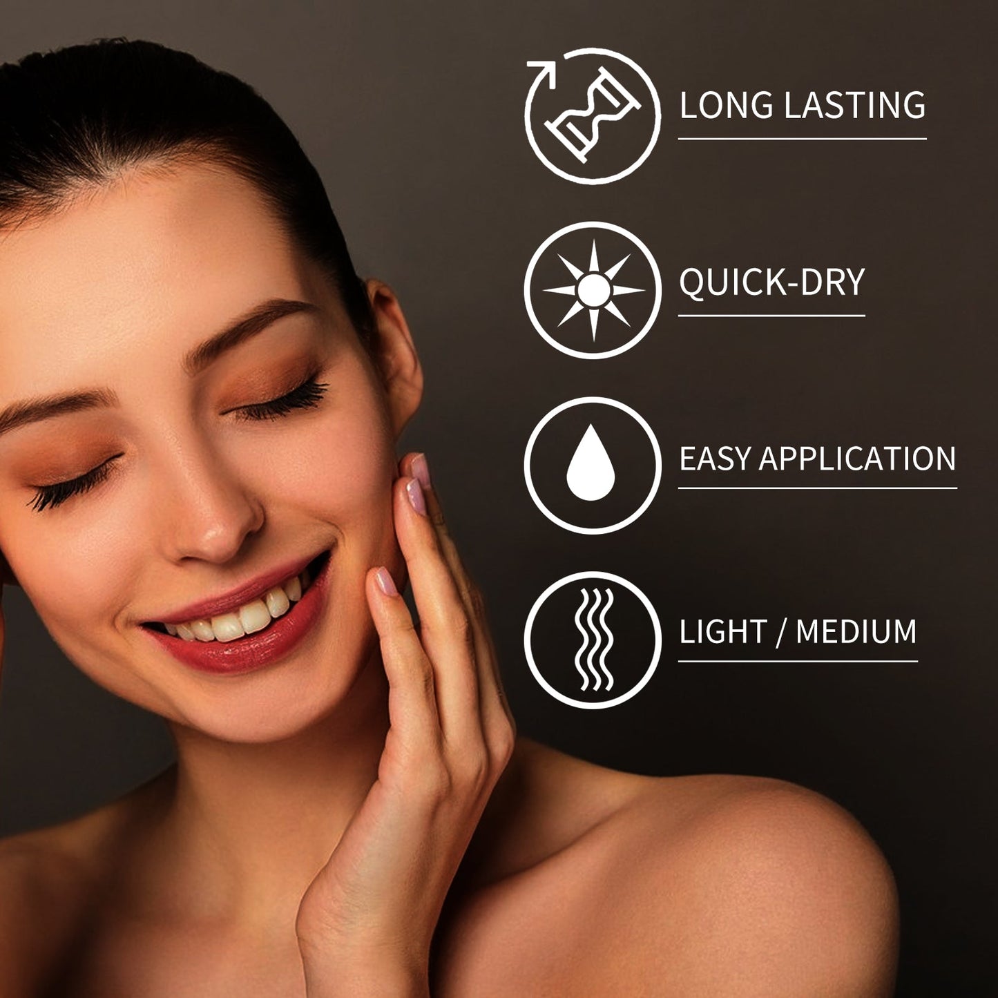 Gouttes auto-bronzantes pour le visage premium avec bronzant naturel