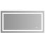 LED Bathroom Mirror 72x36 Inch with Anti-Fog and Dimming Features
