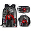 Conjunto de mochila Skibidi Toilet Man de 3 piezas para la escuela