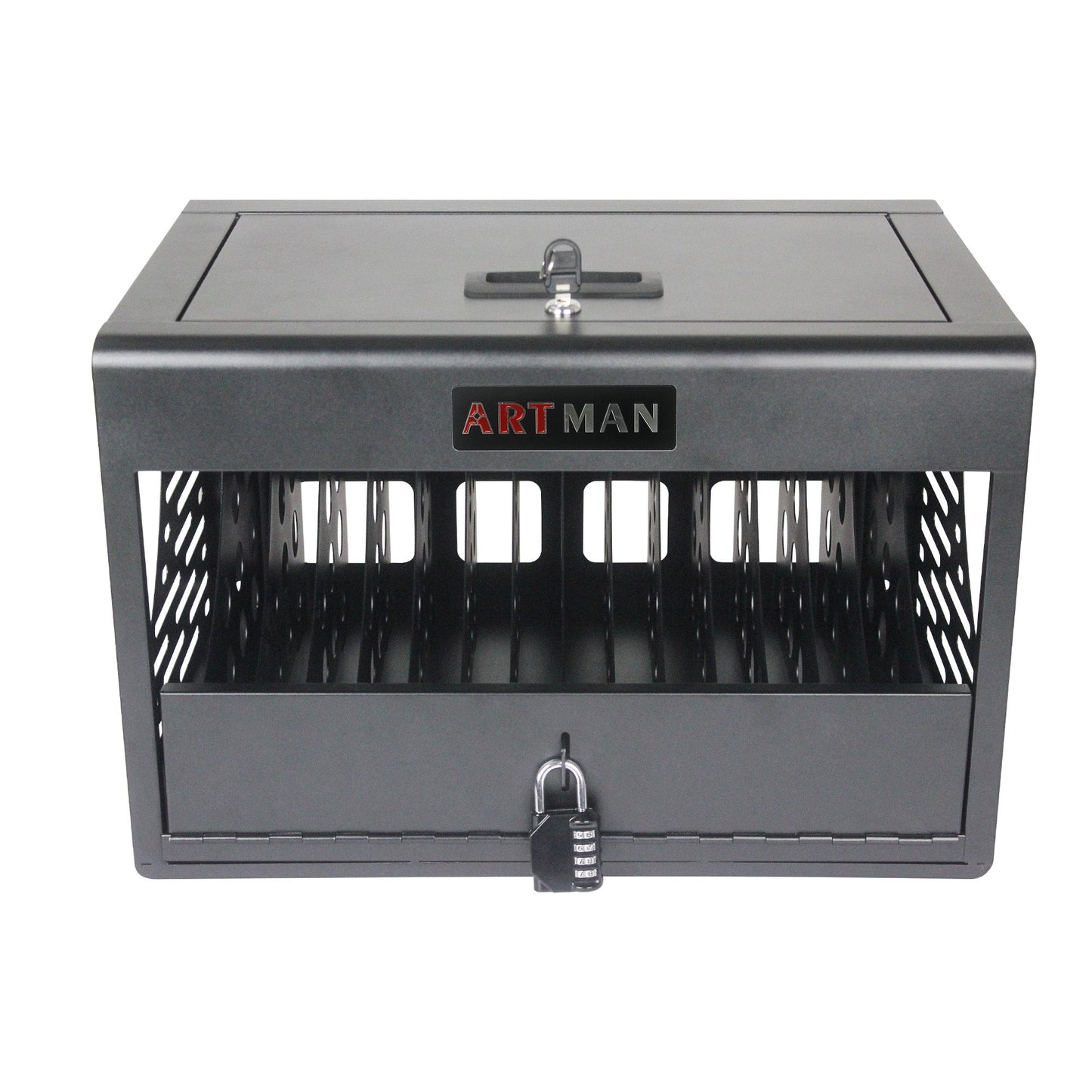 16 Bay Locking Charging Cabinet for Laptops and Chromebooks