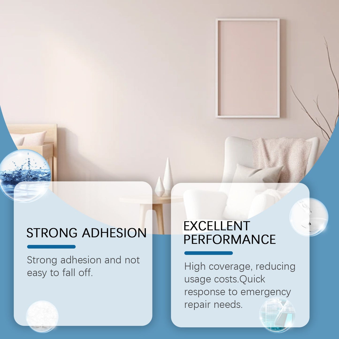 Wall Repair Paste To Cover Stains Wall Cleaning Wall Paint Off Moisture Proof Crack Repair Agent - Korvel