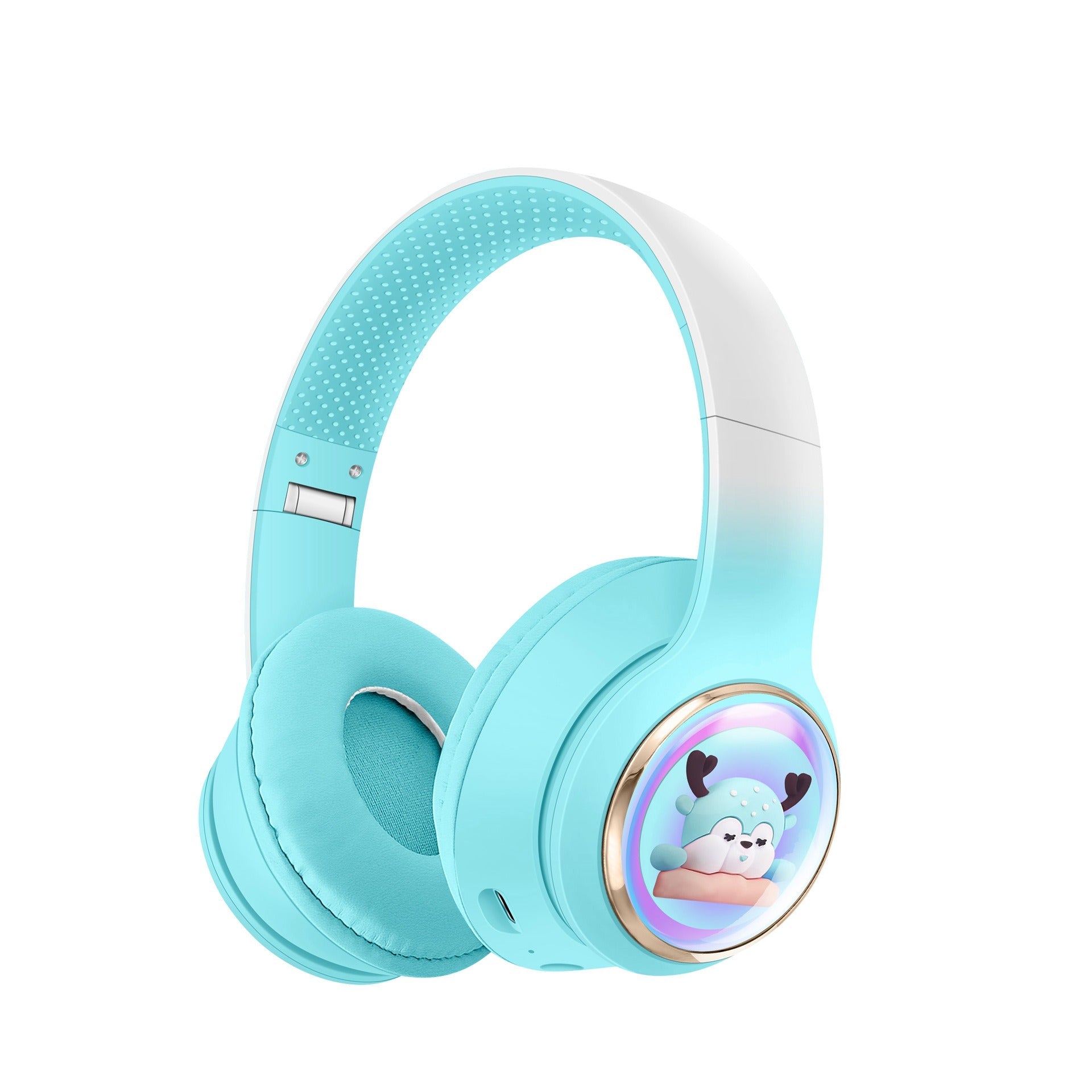 AKZ-56 Earphones Space Cabin Cute Cartoon Pet Bluetooth Headwear Large Battery Earphones Foldable Earphones - Korvel