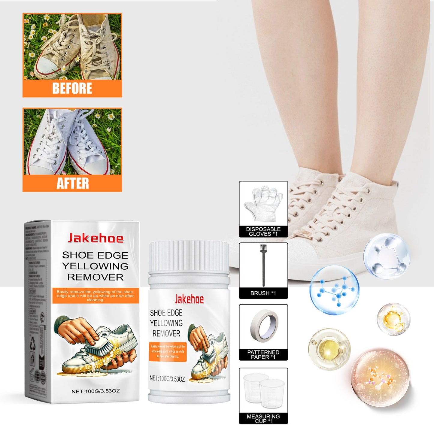 Little White Shoe Cleaner - Premium Cleaning Lotion for Sneakers