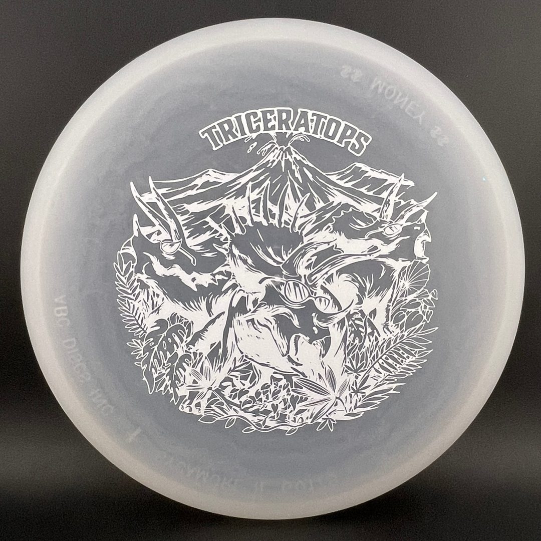 Glow Egg Shell Triceratops - Special Edition Disc Golf Putter