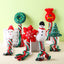 Christmas Cotton Rope Pet Plush Toy Teeth Grinding Durable Cartoon Self Hi Dog Toy Cat Supplies - Korvel