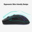 Dual mode wireless mouse silent office colorful illuminated charging Bluetooth mouse for laptops - Korvel