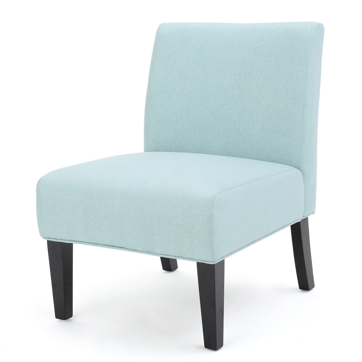Elegant Light Blue Accent Chair
