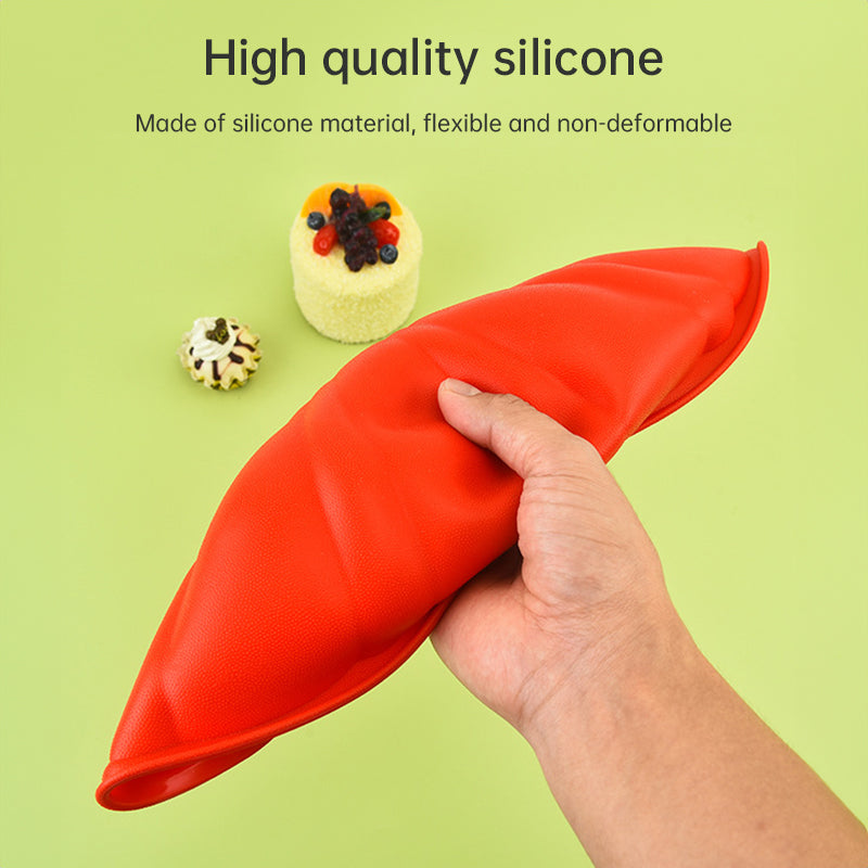 10-inch Non-Stick Silicone Bundt Pan - Multipurpose Baking Mold for Cakes, Jello & Gelatin - Korvel